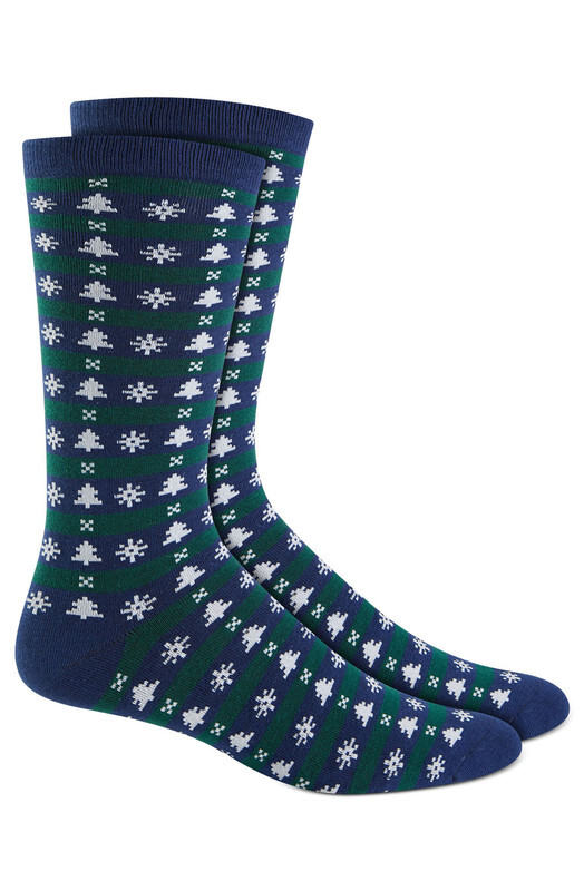 Мужские праздничные носки Club Room сосны один размер 2090₽