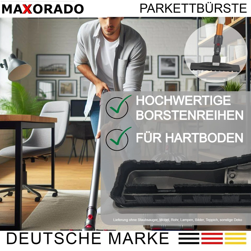 Parkettdüse für Dyson Bodendüse V6 V7 V8 V10 V11 V15 Parkettbürste 968235-01  - Bild 2 von 4