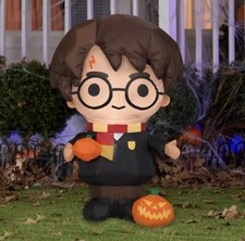Harry Potter 4.5' ft Airblown Inflatable LED Halloween Decoration Gemmy 2022