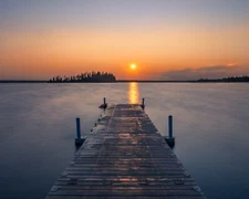 Digital Image Photo Picture Wallpaper Background Desktop Wooden Dock Sunset