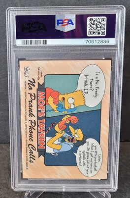 2002 Topps The Simpsons #7 AY, CARUMBA! Foil Sticker Bart Simpson