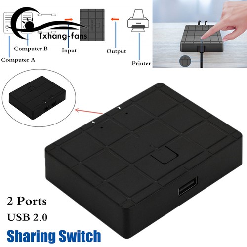 HDMI KVM Switcher 2/4 Port 4K USB Switch Splitter Box for Sharing Printer A2TF - Bild 18 von 24