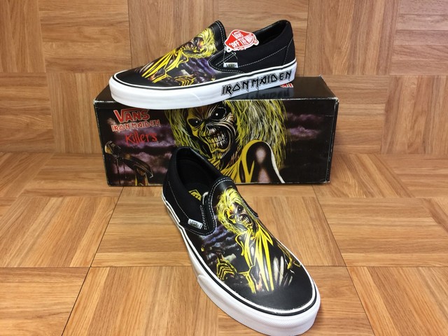 iron maiden vans shoes