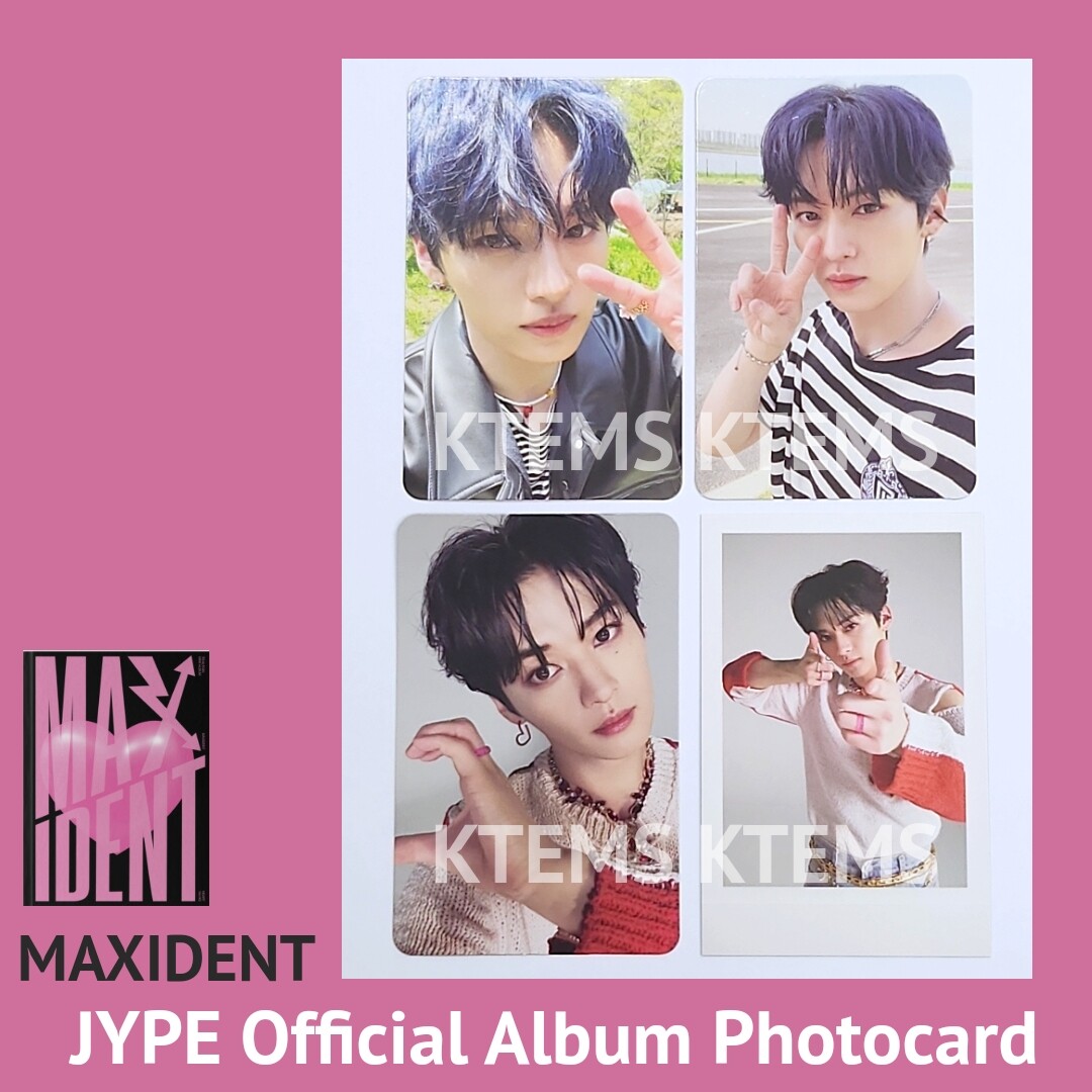 Stray Kids MAXIDENT album official photocard Hyunjin Bangchan
