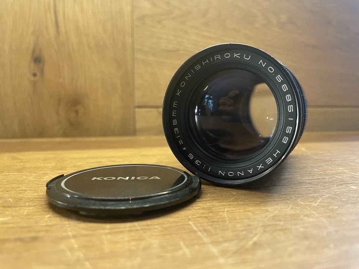 KONICA HEXANON 135mm F/3.5 初期型 希少なWリング仕様 Konica ar hexanon 135mm f3.5 vintage lens ,worthy of the hexanon