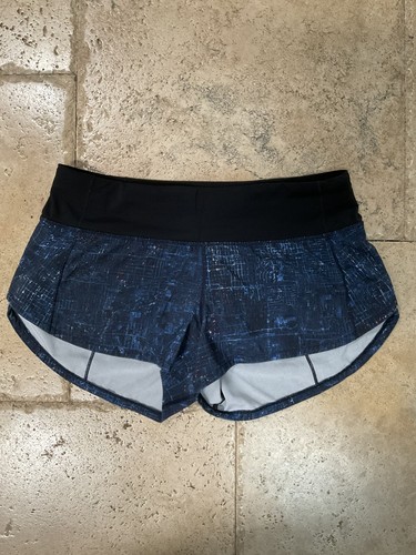 lululemon speed up shorts light blue