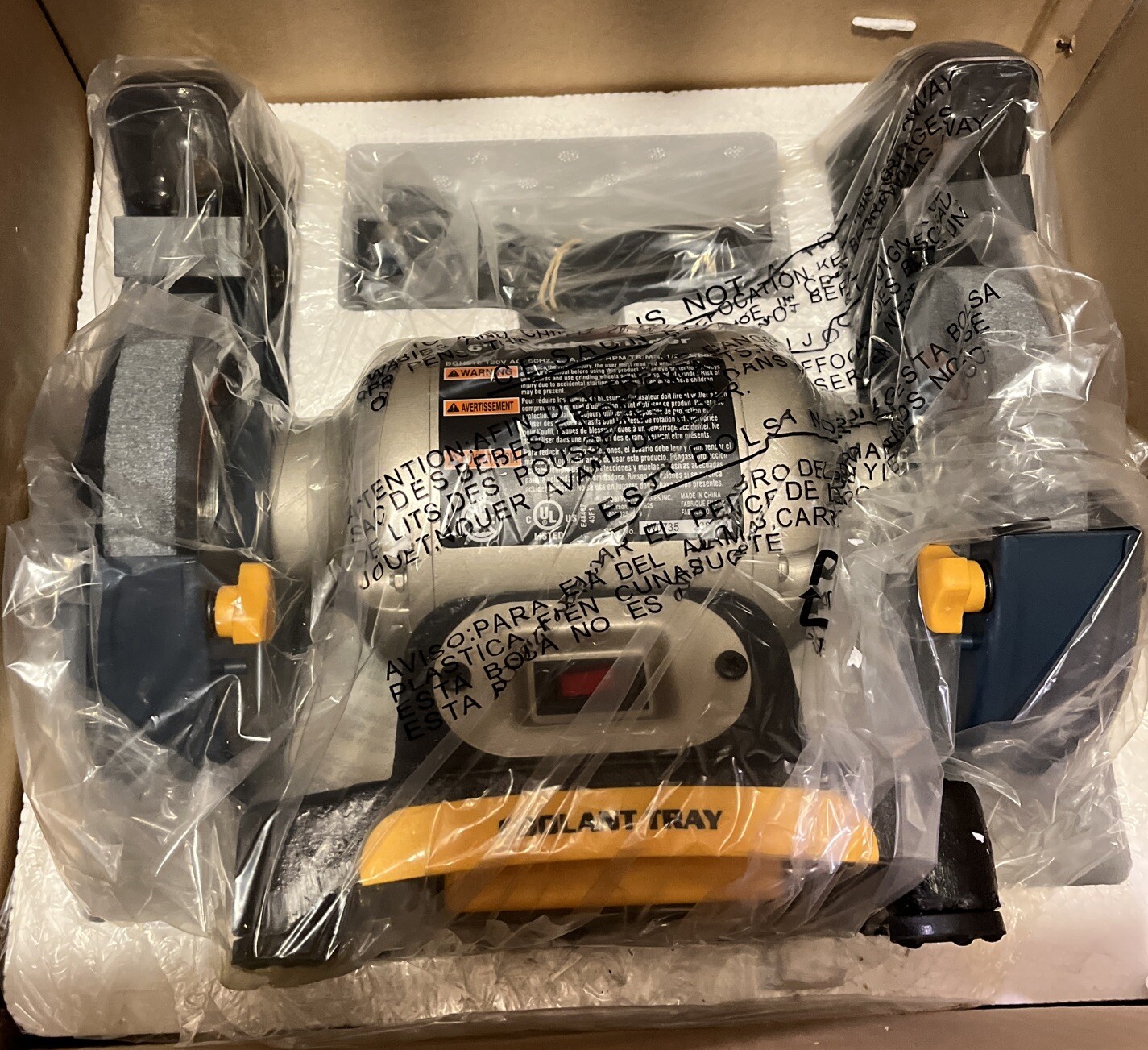 NEW Open Box Ryobi 6” Bench Grinder Model BGH616 eBay