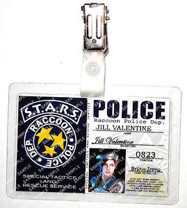 Resident Evil Game Jill Valentine STARS Cosplay Prop Comic Con Christmas
