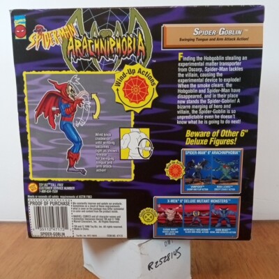 1996 Spider-Man Arachnophobia Spider-Goblin Action Figure by Toy