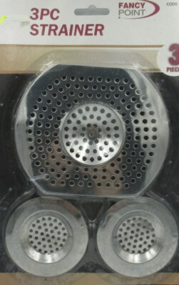 Fancy Point Bad/Küche Waschbecken Sieb 3er Pack