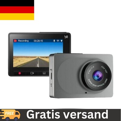 YI Smart Dash Kamera Auto cam,1080P/30fps 130 Grad Ultra Weitwinkel Neu