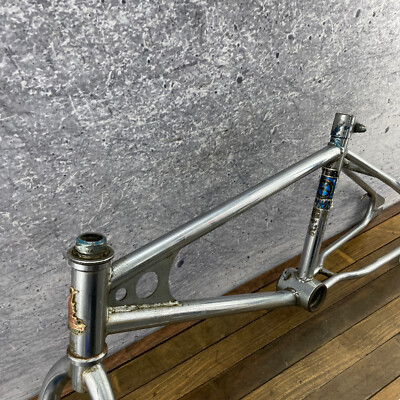 Cadre Raleigh Rampar BMX Vintage Années 80 - Looptail, Gusset 2 Trous, Fourche Incluse