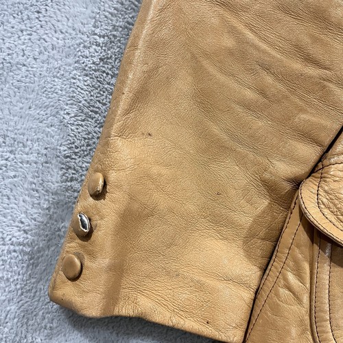 Vintage Earl's Court Trench Coat Men's Medium Beige Button Western Retro 70s - Picture 7 of 16
