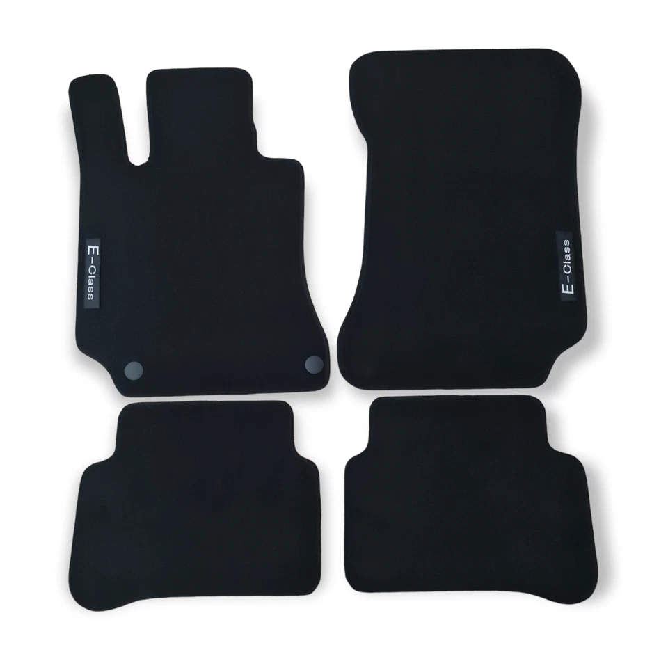 For Mercedes Benz E Class W212 Car Floor Mats Velour Waterproof Black Carpets — 第 2/4 张图片