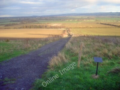 Foto 6x4 Gleis zu Leyfield Gebäuden Alderton\/SP0033 Blick nach Osten durch c2009