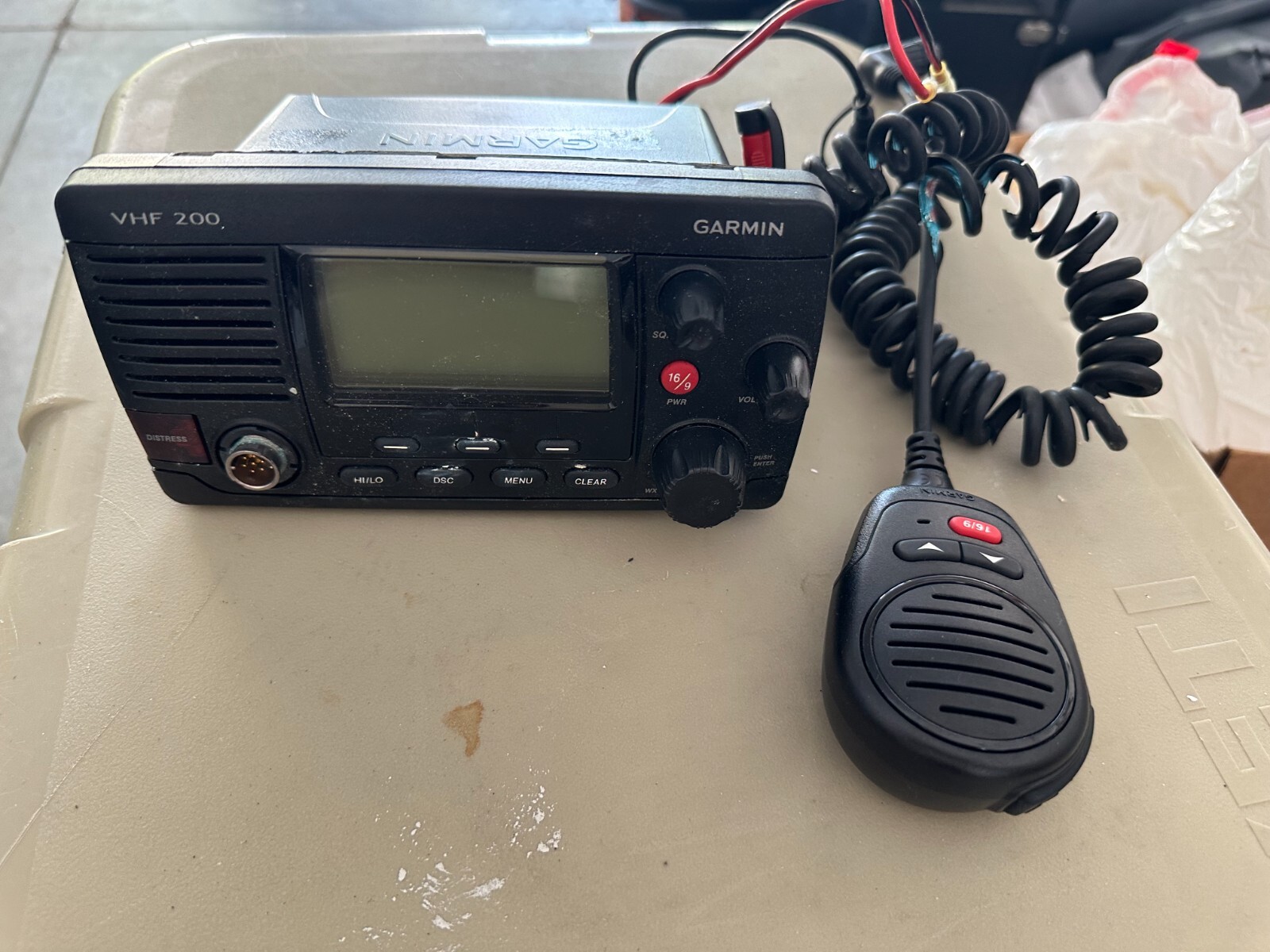 Garmin VHF 200 Marine Radio eBay