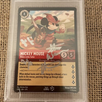 Lorcana ロルカナ Micky Mouse D23EXPO！！ Mickey Mouse - Playful Sorcerer - D23 Promos - Disney Lorcana