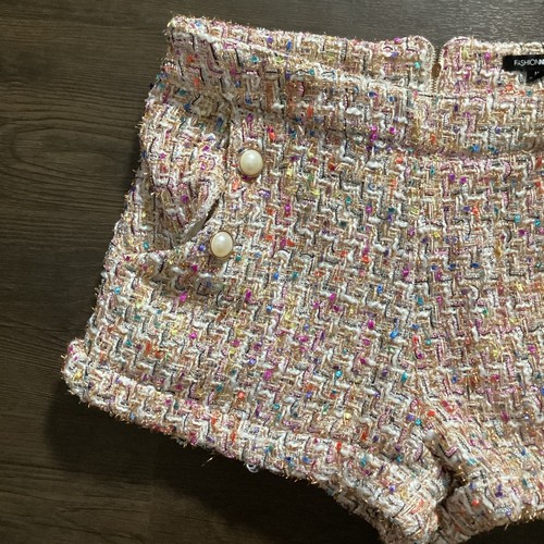 Fashion Nova Women Multi Color Shorts Size M - Picture 2 of 7