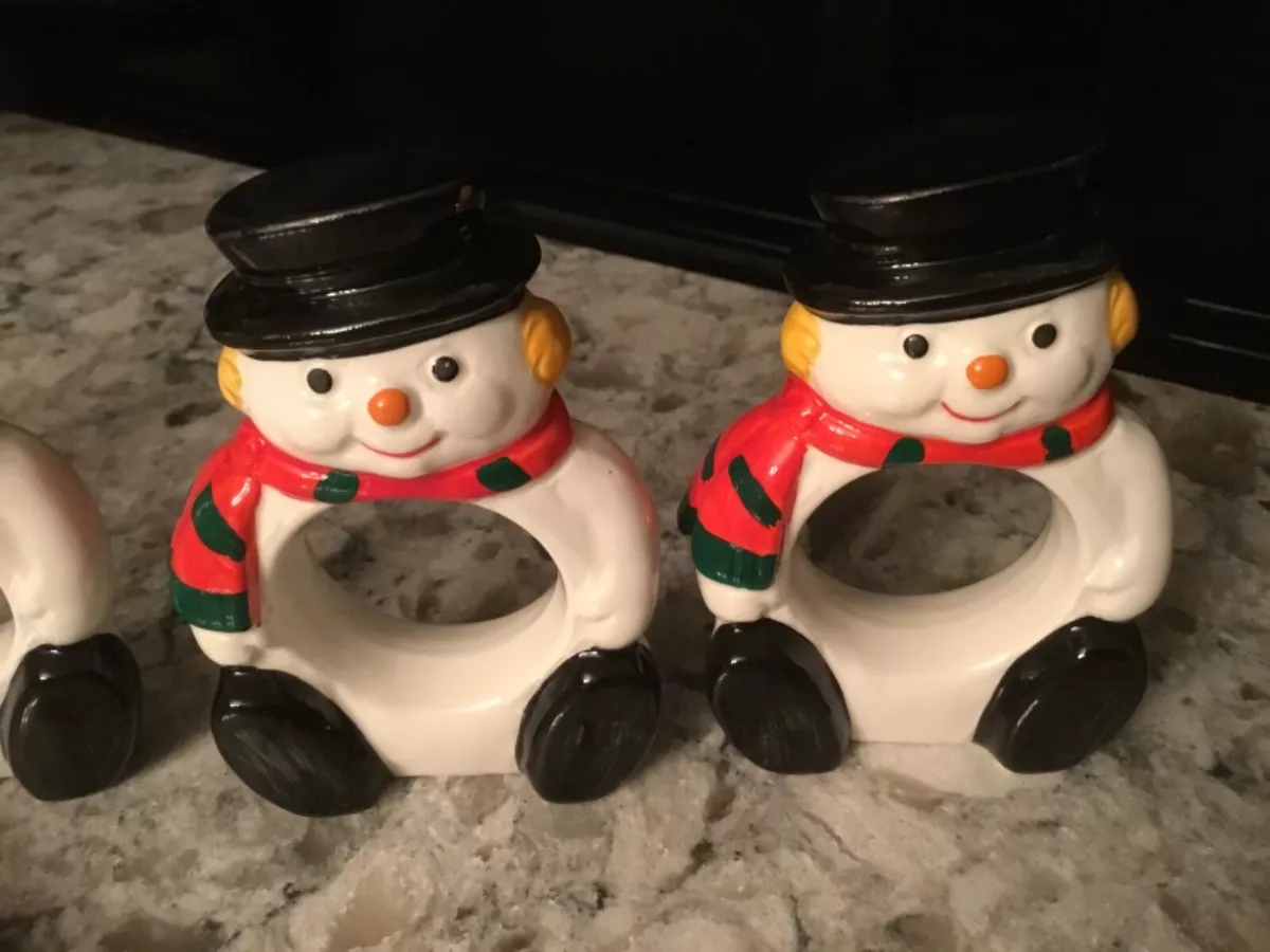 Snowman hotsell napkin holder