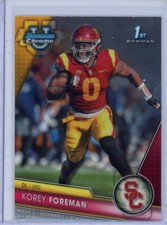 2023 Bowman Chrome University #190 Korey Foreman Base
