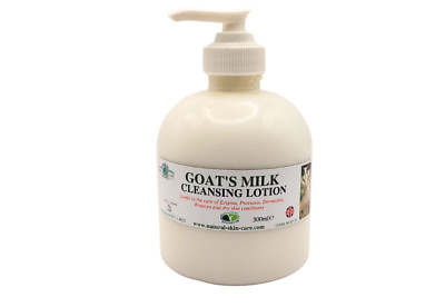 Ziegenmilch Reinigungslotion 300ml Schuppenflechte Ekzeme trockene Haut Dermatitis Reiniger