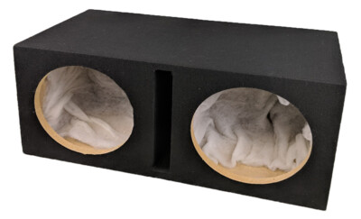 Doppel Dual 12'' Custom Slot Ported Box MDF Gehäuse Für 2 x 12'' Subwoofer Gehäuse