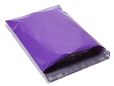 100 10x13 Purple Poly Mailers Shipping Envelopes Couture Boutique Bags 