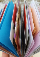 Set of 2 Mixed Paper Journals 5.5x8.5 Single Signature Junk Journal