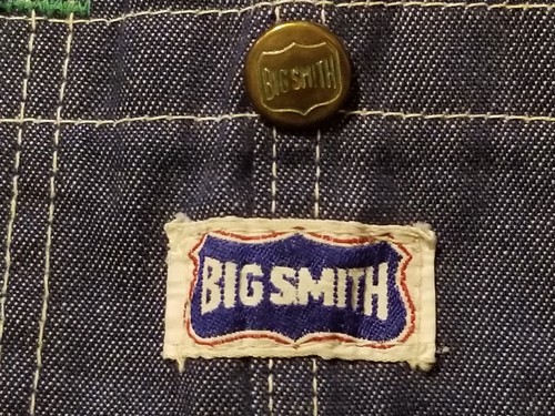 Vintage BIG SMITH Toddlers Size 3 Denim Overalls Button Fly - Picture 8 of 9