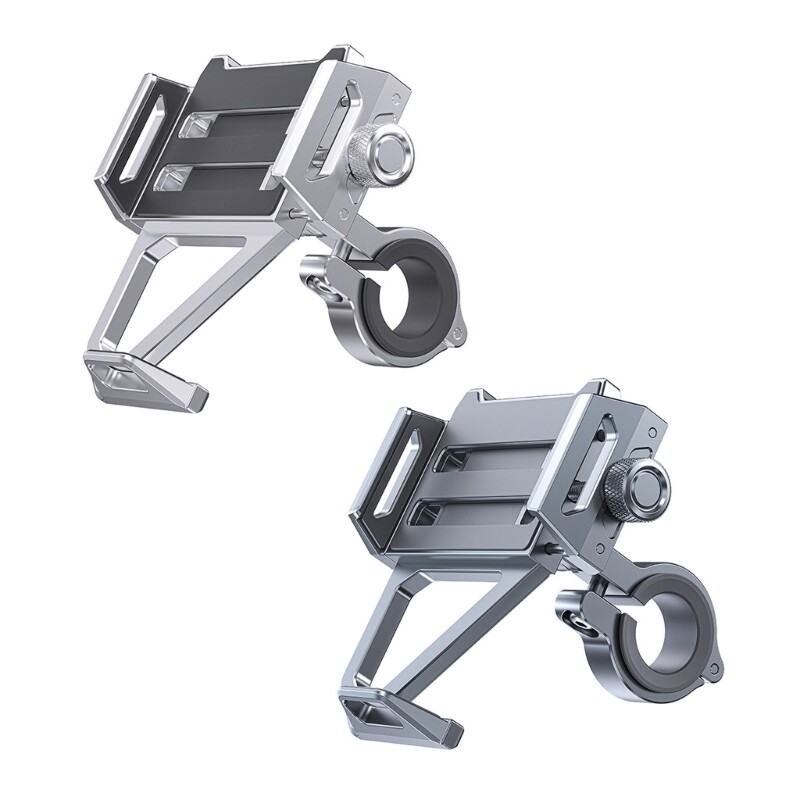 Motorcycle Phone Holder Quick Installation Motorbike Handlebar Mounted Cradles