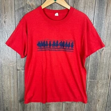 Fort Abraham Lincoln Dakota Territory Western Vintage 80s T-Shirt Screen Stars