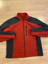 Free Country Boys Soft Shell Jacket Full Zip Fleeced Coat Outdoor Impermeable L