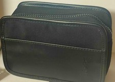 YSL Saint Laurent Cosmetic/Toiletries Travel Bag Case VIP Beauty Black CanvasNEW
