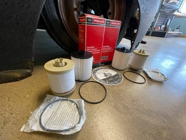 (2) Filtro de combustível Motorcraft FD4617 Ford F350 F450 Super Duty 6.4 FD-4617 - Imagem 3 de 4