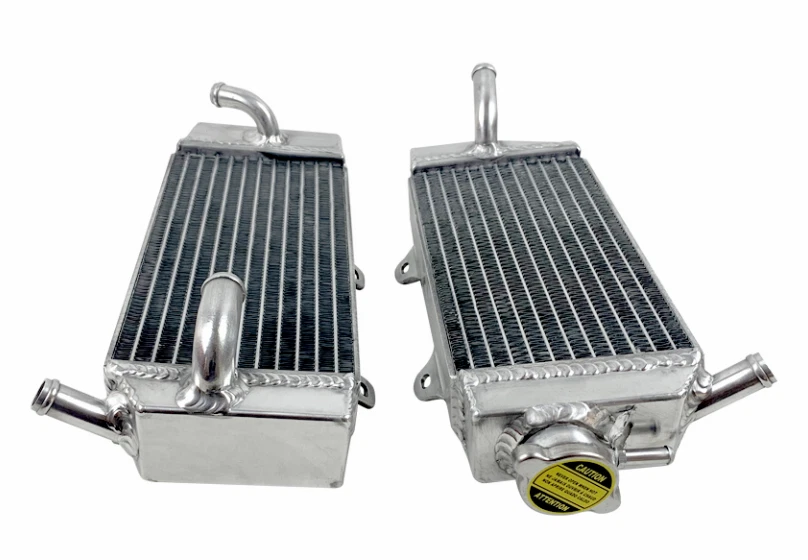 Алюминиевый радиатор + красный шланг для 2005 2006 2007 2008 Honda CRF450R CRF 450R - Изображение 4 из 4