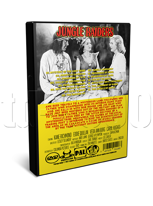 Jungle Raiders (1945) Columbia Movie Serial Cliffhanger (2 x DVD)