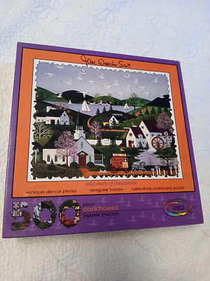 Puzzle Ceaco 1996 Jane Wooster Scott Wild Swans of Chesapeake 500 Teile Neu
