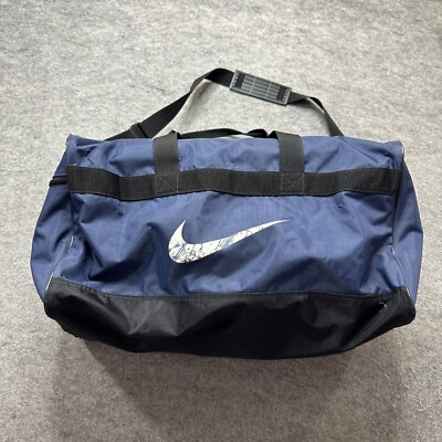 Nike Gym Bag Blue Nylon Shoulder Strap