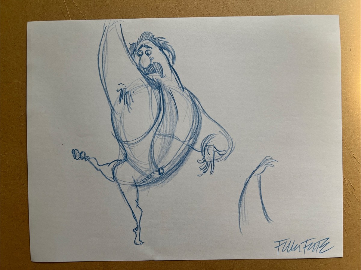 Despicable Me Original Production Drawing El Macho By
