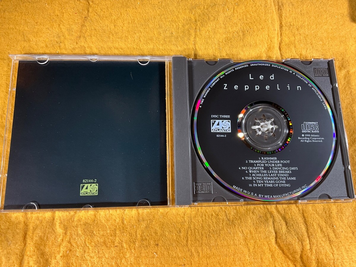 LED Zeppelin 4-compact Disc Set With Booklet and Poster