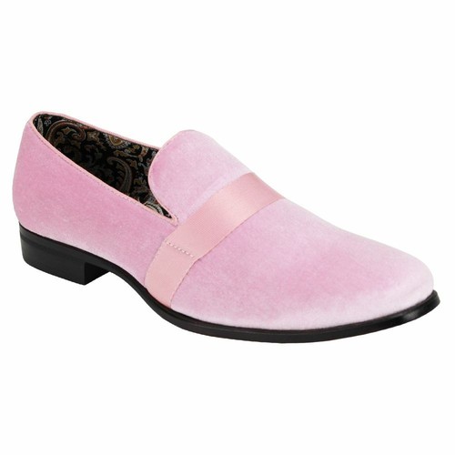Mocasines de vestir sin cordones rosa claro hombre después de la medianoche 6660 S | eBay