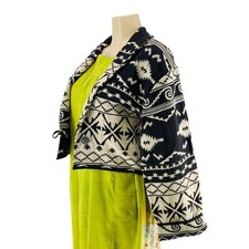 Flashback 90’s 100% Cotton Aztec Pattern Short Blazer Size L