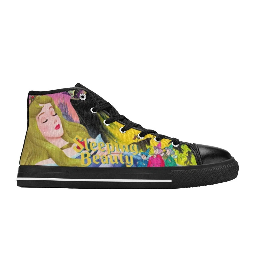 Sleeping Beauty High Top Shoes Sneakers