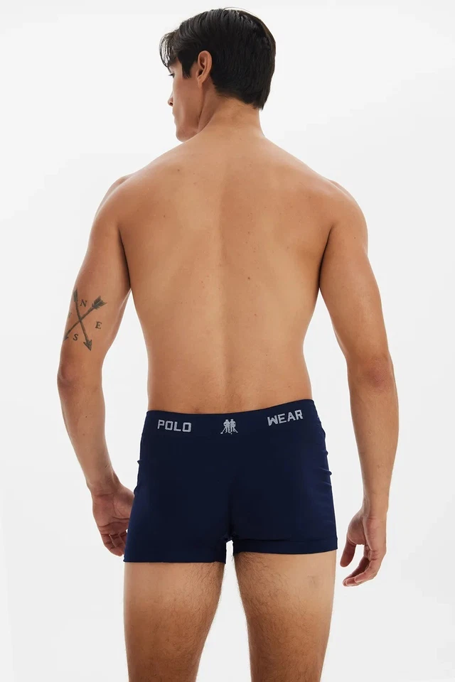 Polo Wear Men's Boxer Briefs 12 or 6 Pack Underwear Low Rise Trunks Multicolor - Image 3 of 4