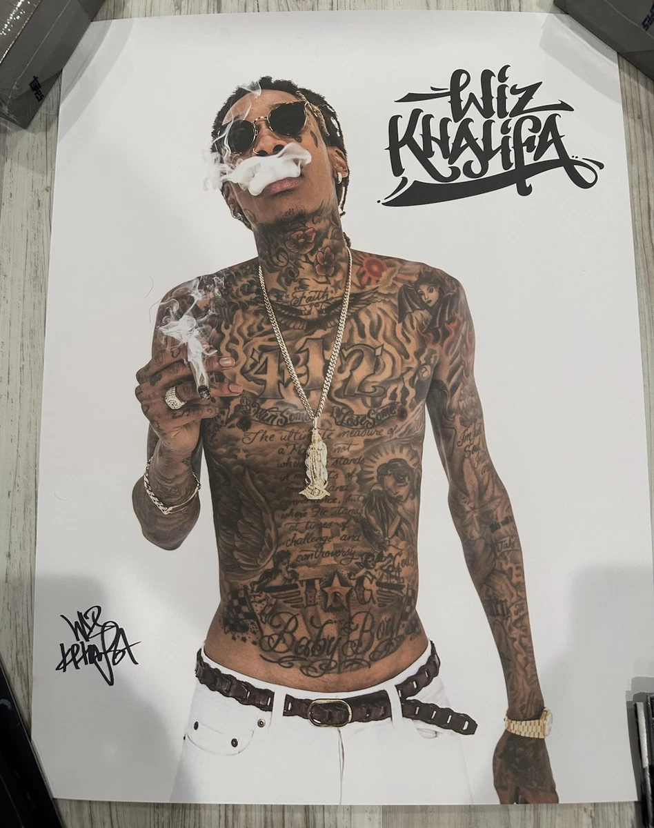 Wiz Khalifa In Original Autographed Rap & Hip Hop Memorabilia for