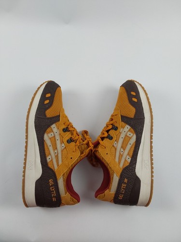 Asics Gel Lyte 3 Workwear Orange Leather Men's Size 12 - Picture 5 of 9