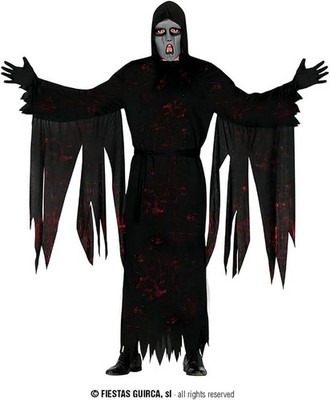 Messer Mörder Killer Kostüm Herren Erwachsene Halloween schwarz