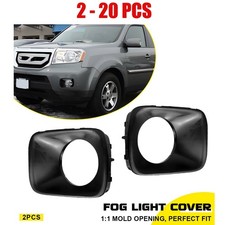 Fit Honda Pilot 2009-2011 Driverpassenger Side Fog Light Cover Black Cap 2-20x Fit Honda Pilot 2009-2011 Driverpassenger Side Fog Light Cover Black Cap 2-20x