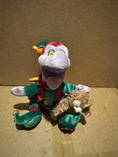 Vintage Disney FIGMENT DUFFY Holiday Plush 2004
