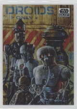 2021 Topps Chrome Star Wars Galaxy Refractor Dave Dorman The Droids #3 a2v